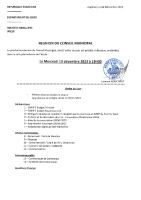 CONSEIL MUNICIPAL DU MERCREDI 13.12.2023