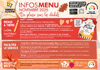 INFOS MENU NOVEMBRE 2025