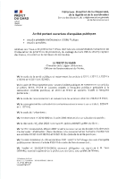Arrêté ouverture enquêtes publiques